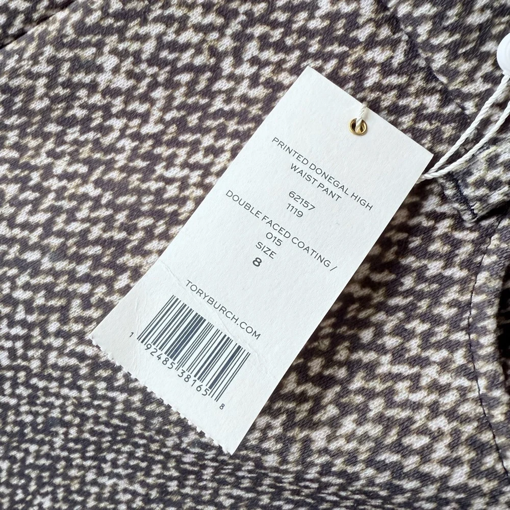 Tory Burch Gray Tweed Flare Trousers
